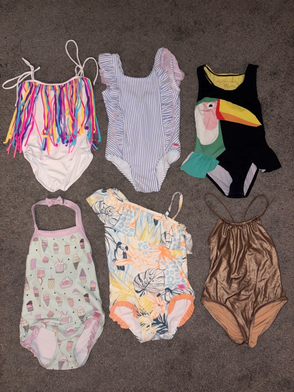 Luxury Girls Size 4 Swimsuit Bundle (6 Pieces) – Stella McCartney Kids, Crewcuts